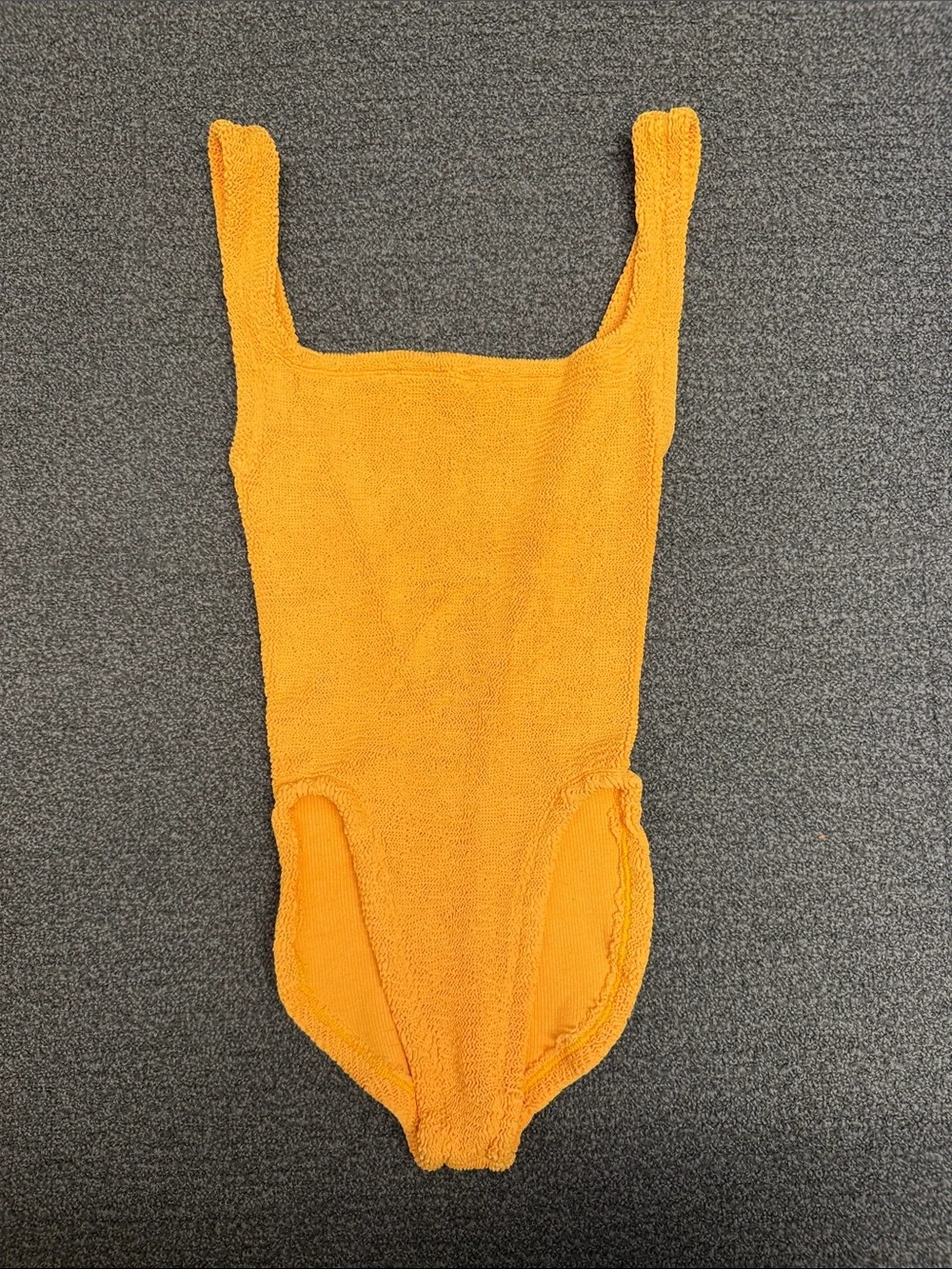 Hunza G One Piece Swimsuit in Orange - Picture 1 of 11